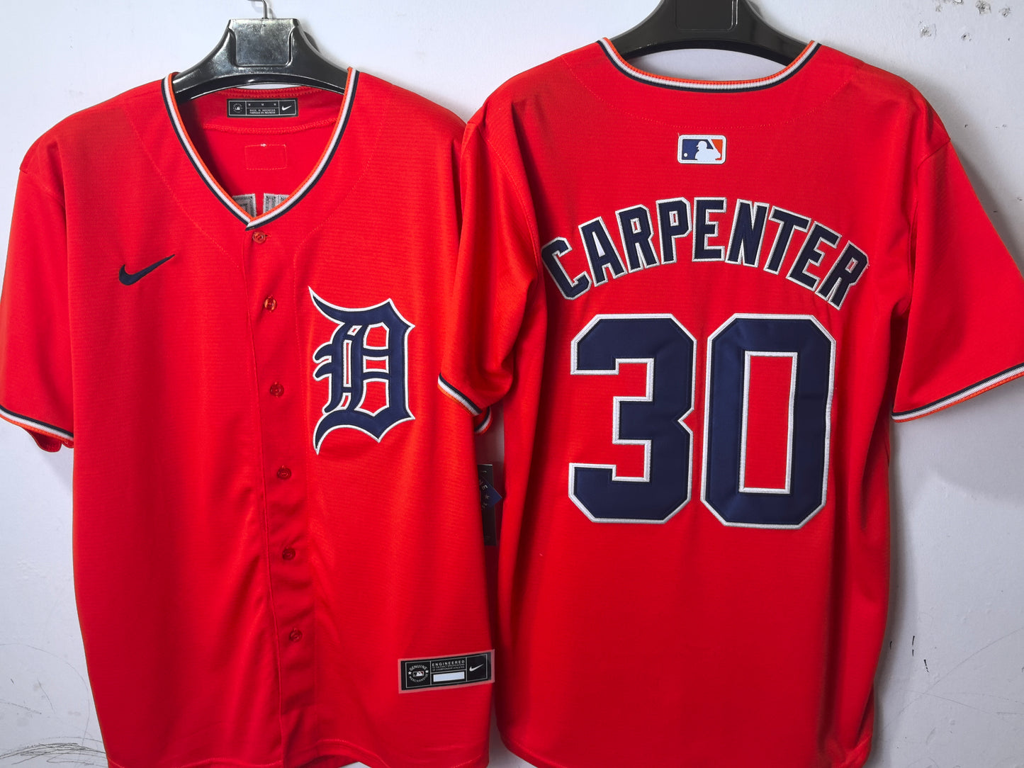 DETROIT TIGERS KERRY CARPENTER ORANGE JERSEY