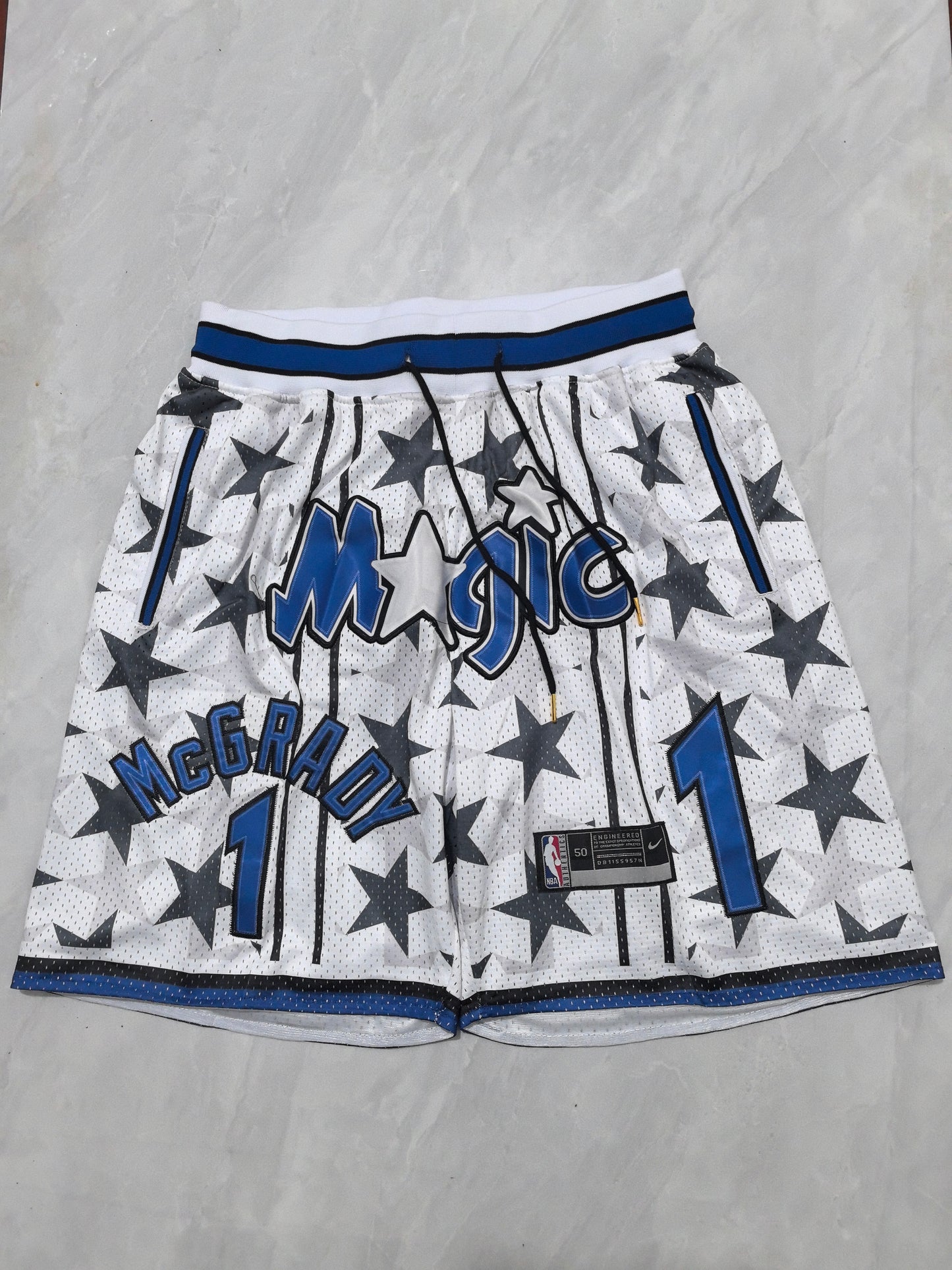 ORLANDO MAGIC TRACY MCGRADY WHITE SHORTS