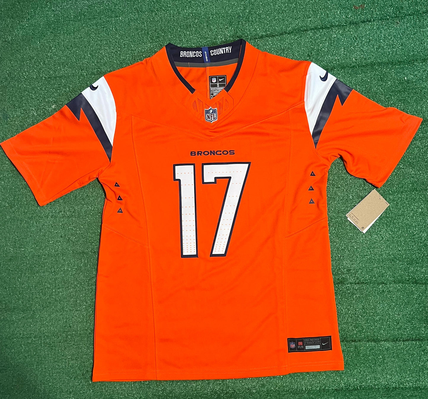 Jaylen Waddle Orange Denver Broncos Jersey