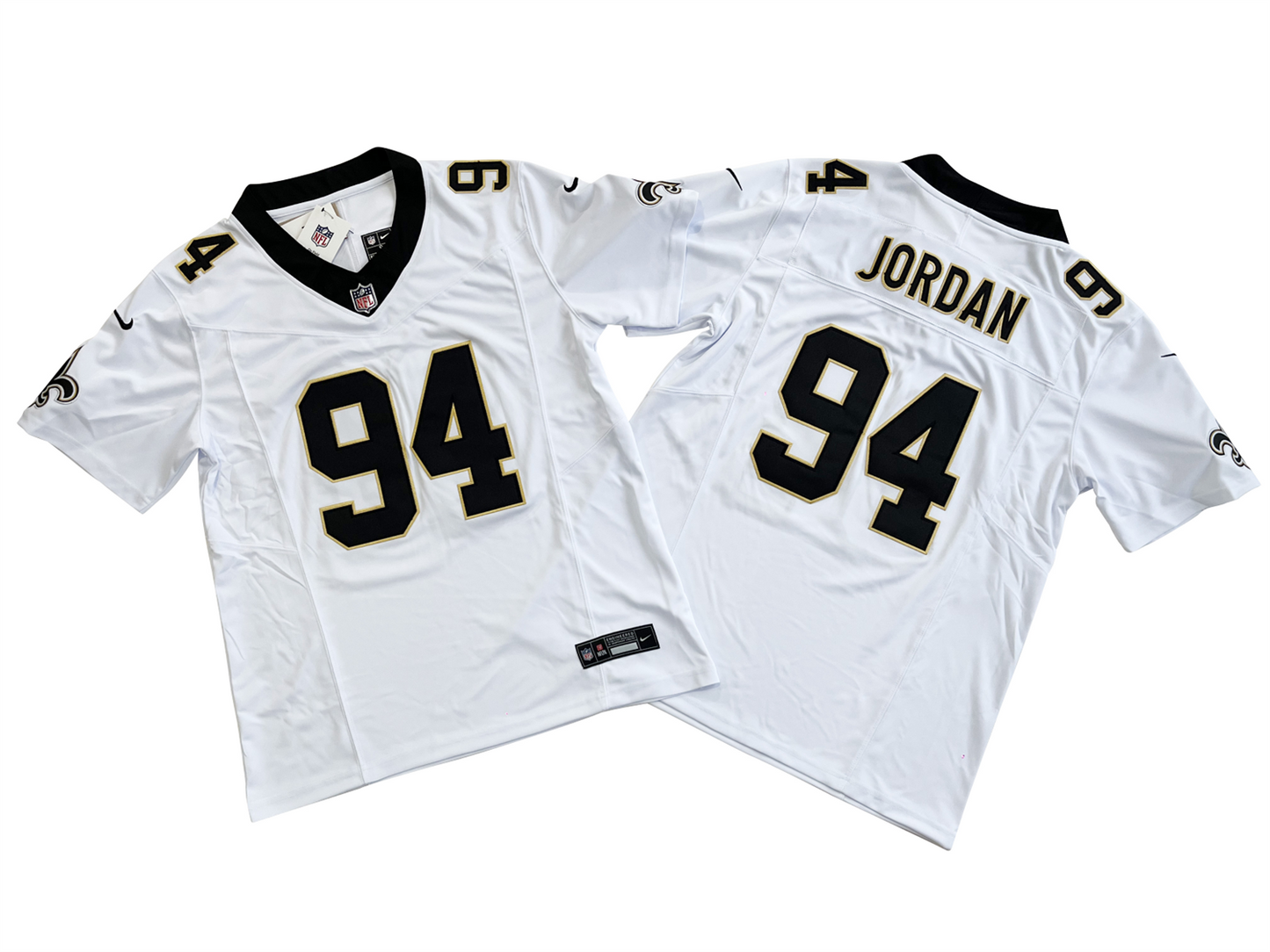 NEW ORLEANS SAINTS CAM JORDAN WHITE JERSEY
