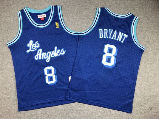 LOS ANGELES LAKERS KOBE BRYANT BLUE VINTAGE JERSEY