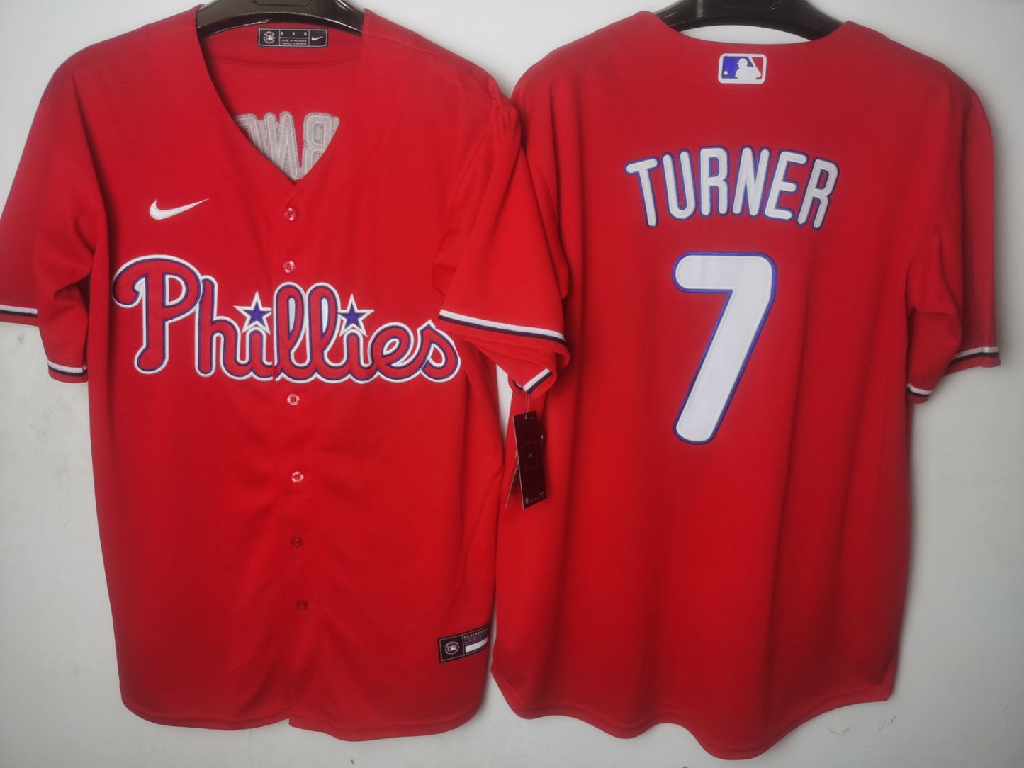 Philadelphia Phillies Trea Turner  Red Jersey