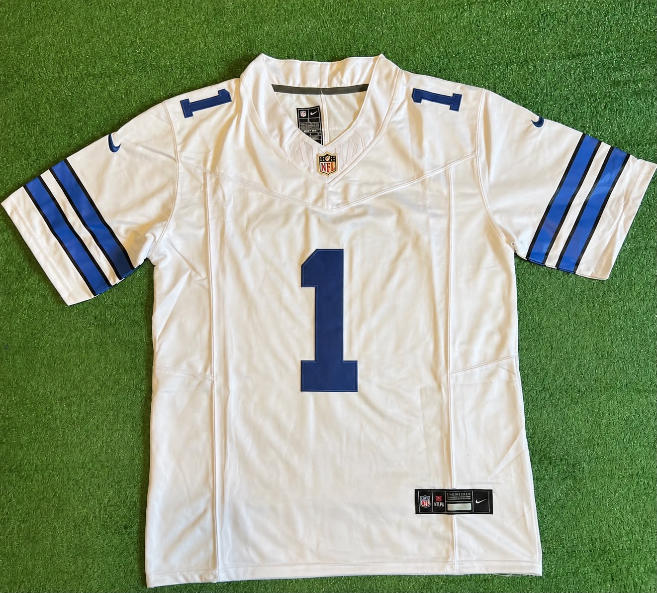 DALLAS COWBOYS PJ LOCKE WHITE JERSEY