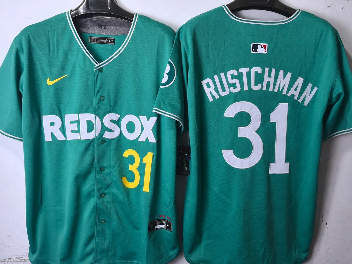 BOSTON RED SOCKS ADLEY RUTSCHMAN BLUE JERSEY