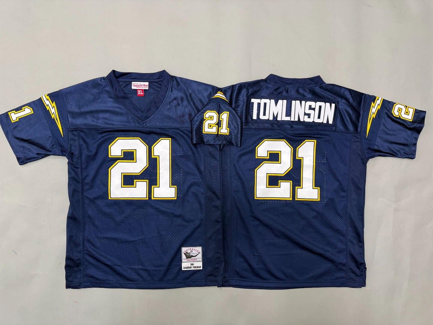 SAN DIEGO CHARGERS LADAINIAN TOMLINSON BLUE JERSEY