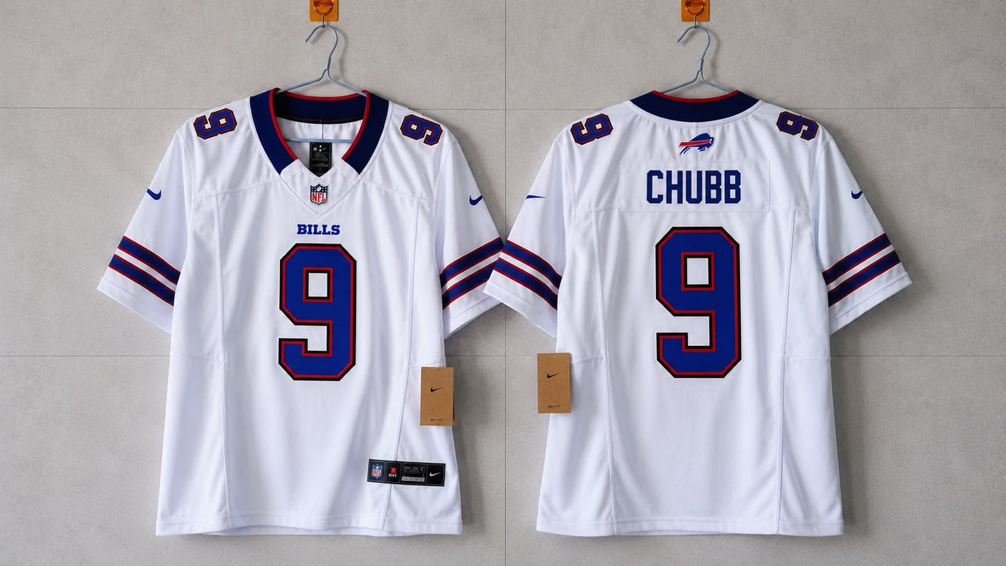 BUFFALO BILLS BRADLEY CHUBB WHITE JERSEY