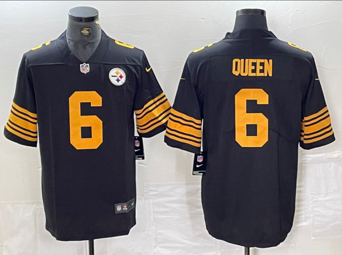 Patrick Queen Pittsburgh Steelers Nike Alternate Game Jersey - Black