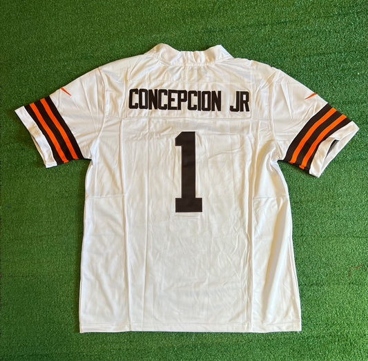 Cleveland Browns KC Conception White Jersey