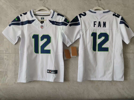 Seattle Seahawks Fan White Jersey