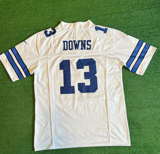 DALLAS COWBOYS CALEB DOWNS WHITE JERSEY