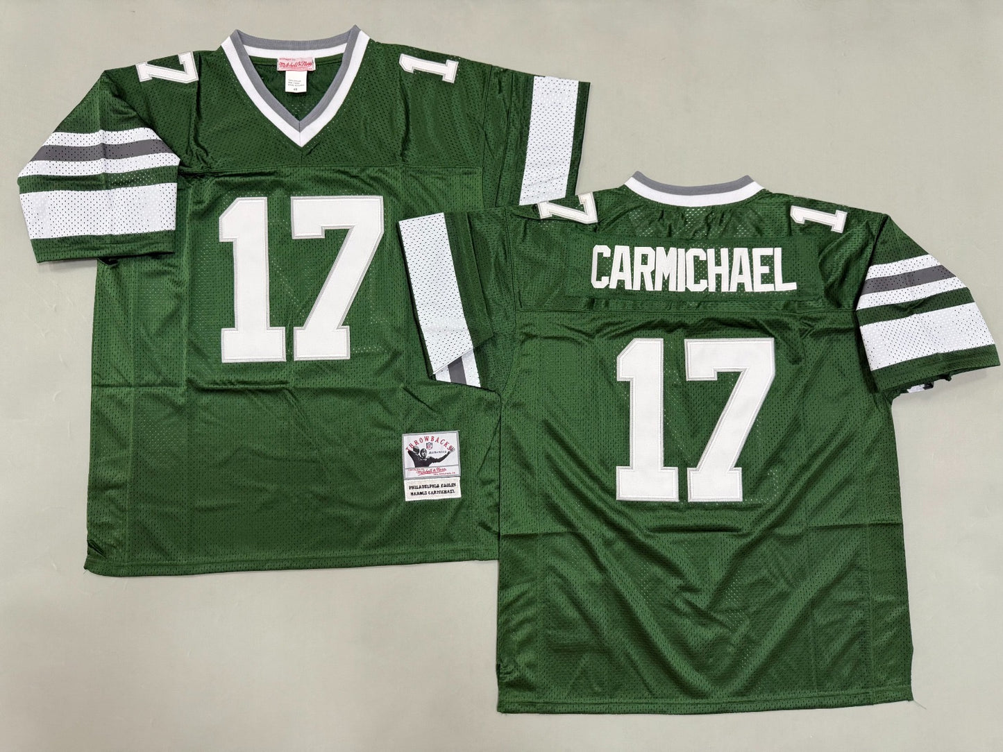 PHILIDELPHIA EAGLES HAROLD CARMICHAEL GREEN VINTAGE JERSEY