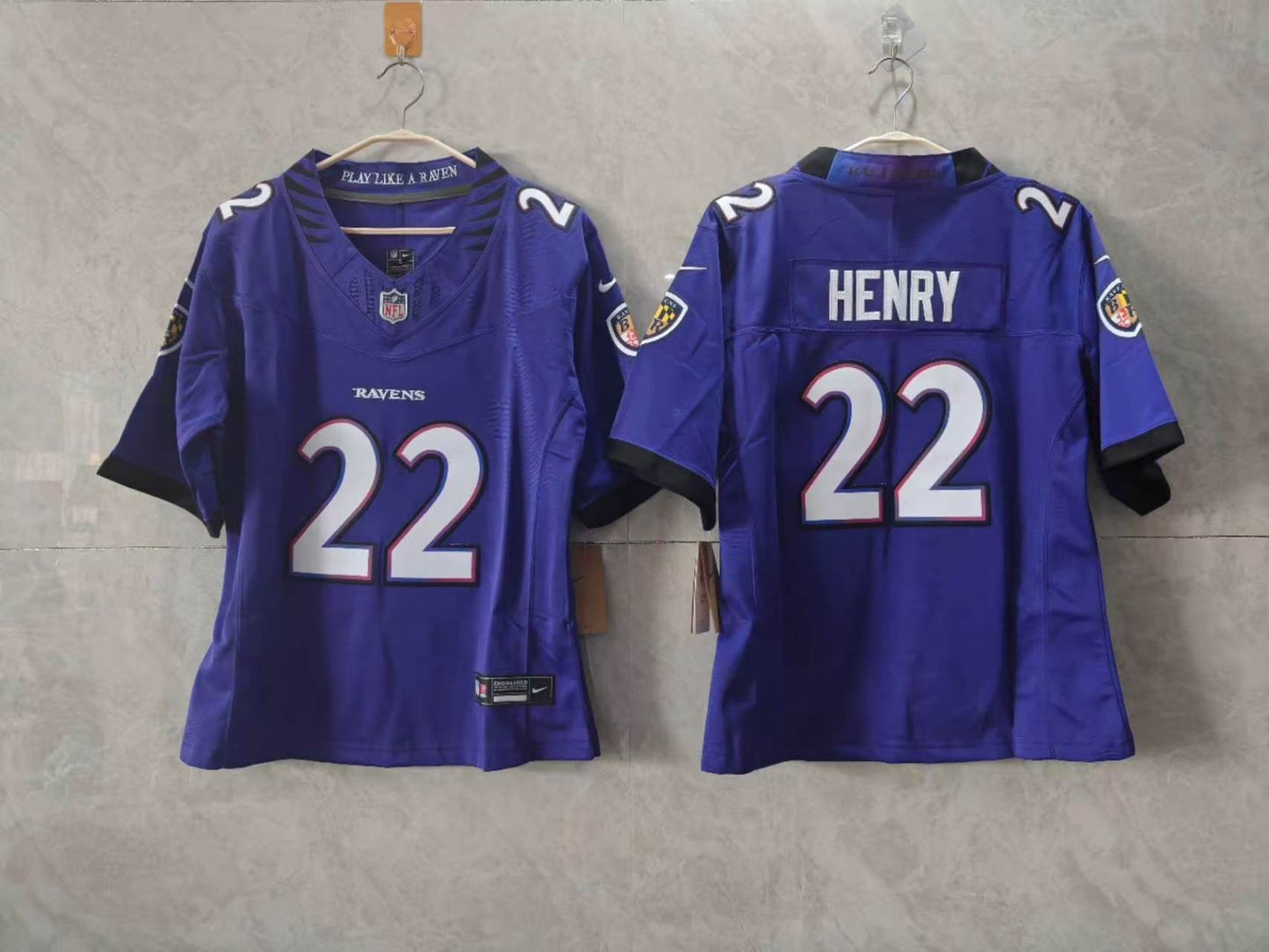 Baltimore Ravens Derrick Henry Purple Jersey ￼