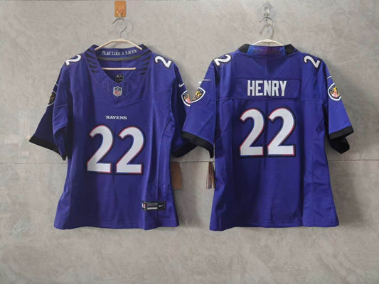 Baltimore Ravens Derrick Henry Purple Jersey ￼