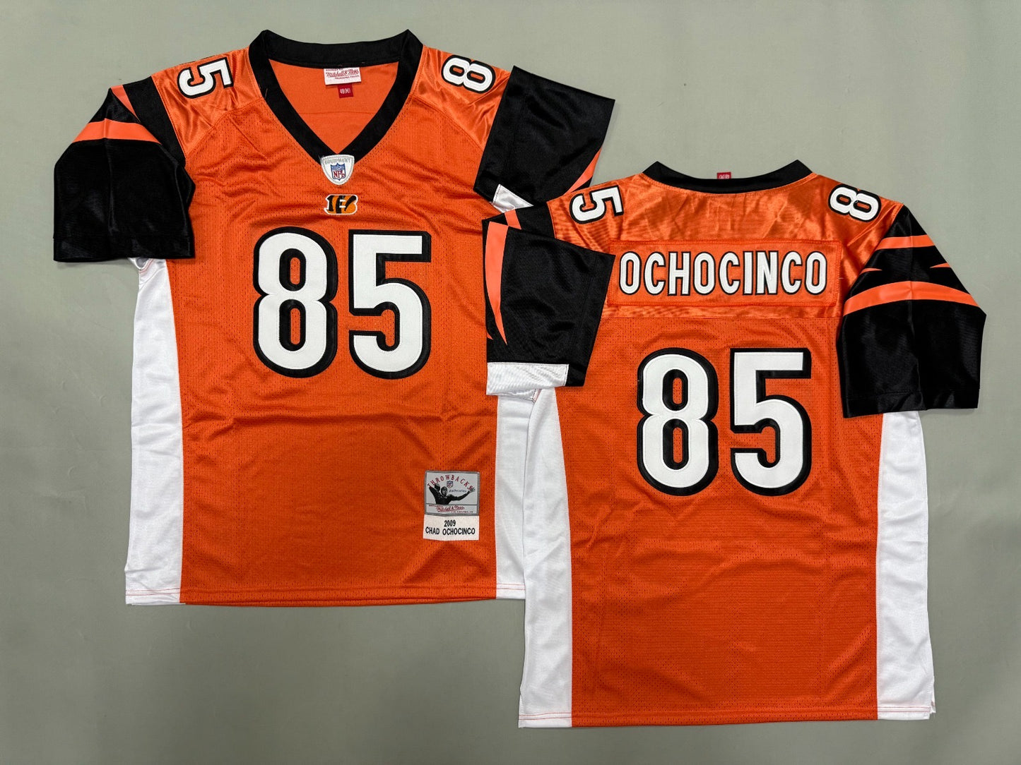 CINCINNATI BENGALS CHAD OCHOCINCO ORANGE VINTAGE JERSEY