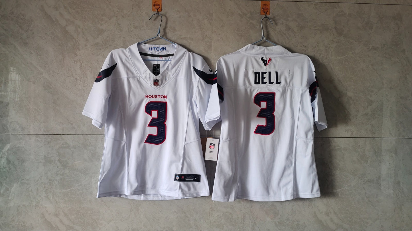 Houston Texans Tank Dell White Jersey