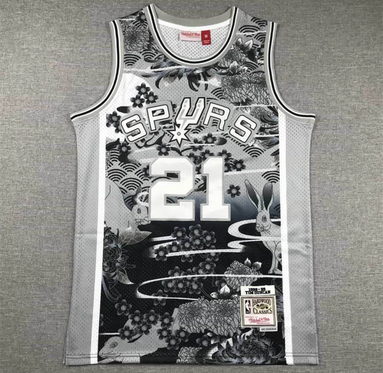 Tim Duncan San Antonio Spurs Basketball Jersey