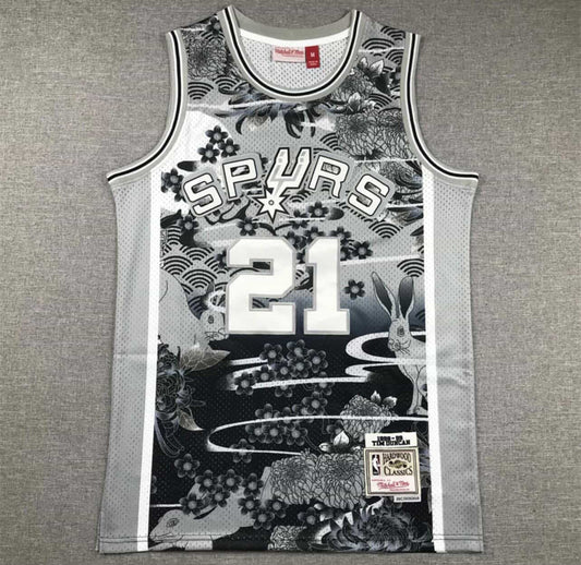 Tim Duncan San Antonio Spurs Basketball Jersey
