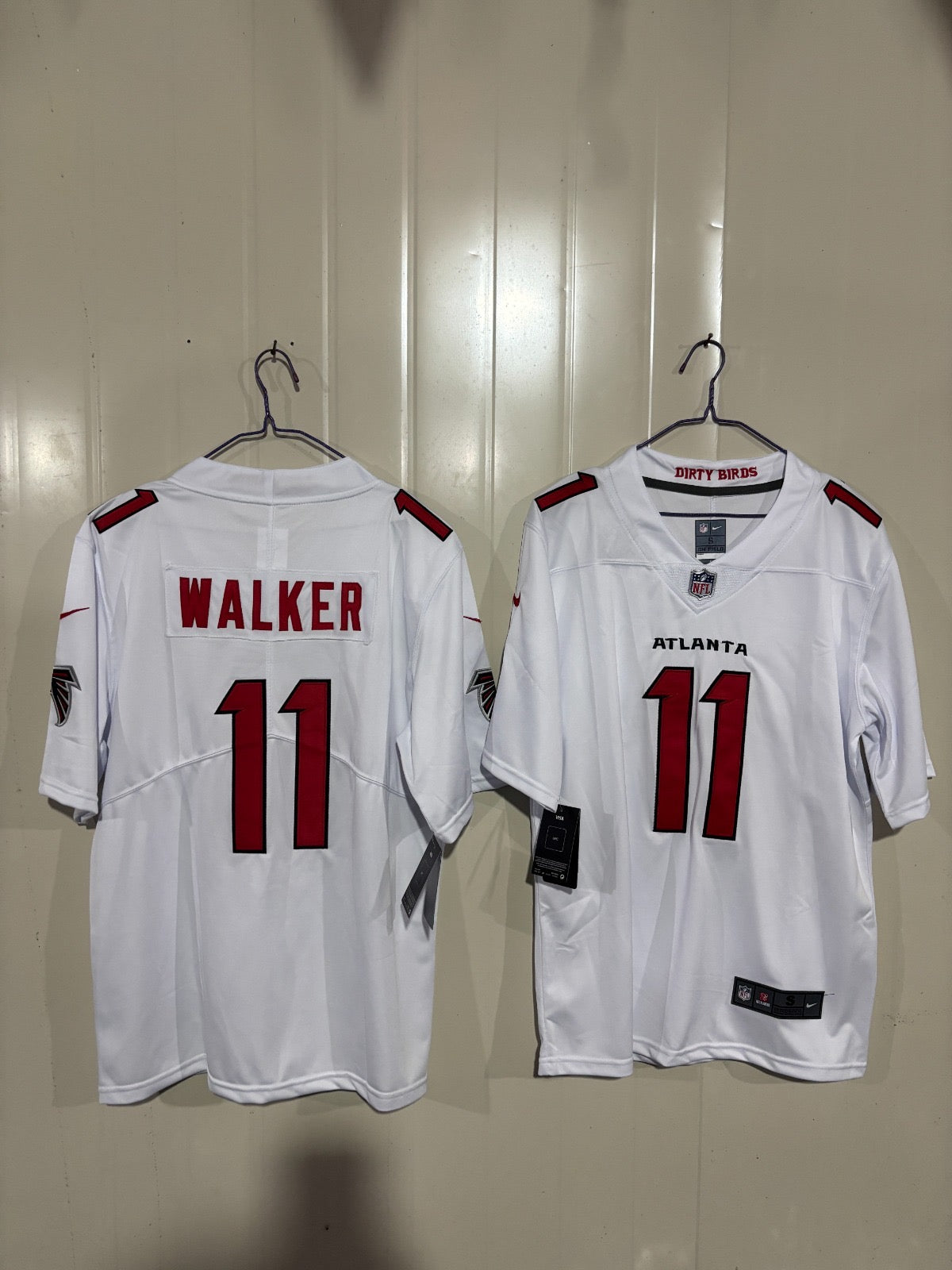ATLANTA FALCONS JALON WALKER WHITE JERSEY