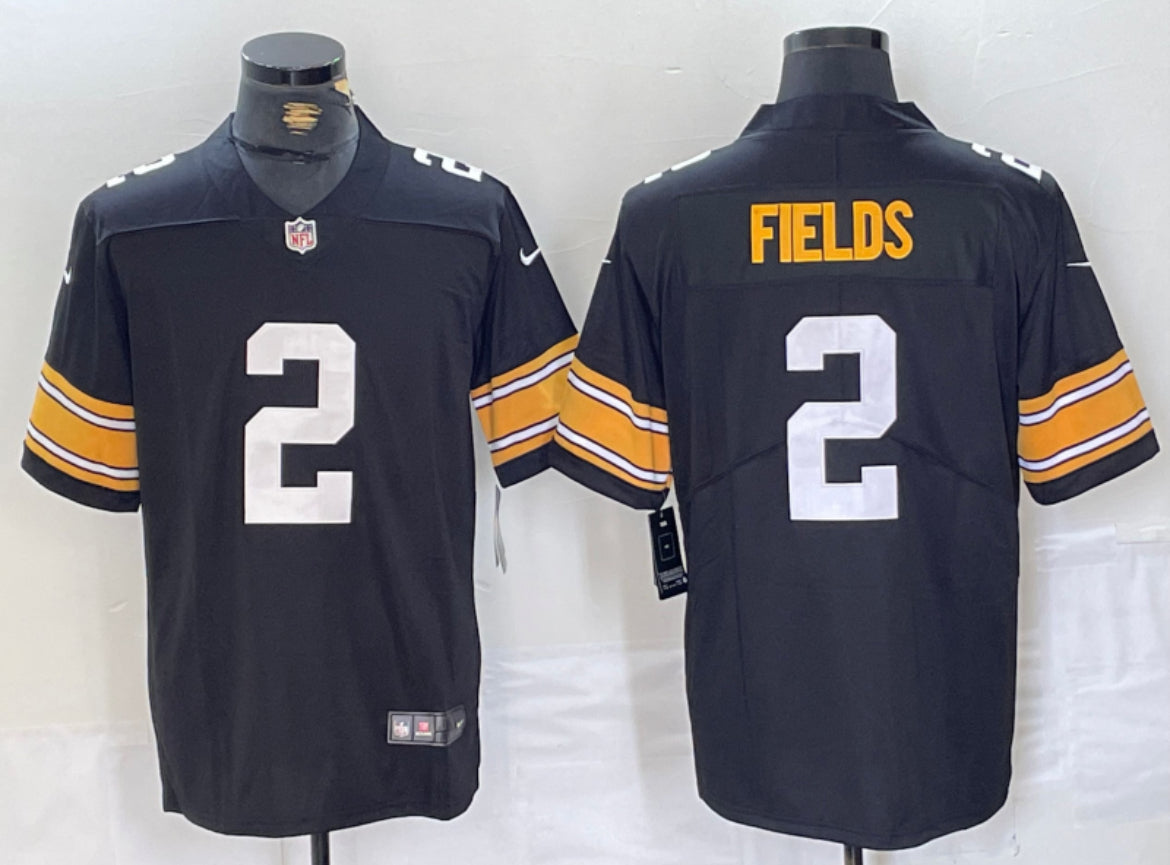 Pittsburgh Steelers Nike Alternate Justin Fields Game Jersey - Black