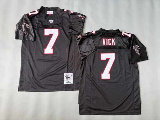ATLANTA FALCONS MICHAEL VICK BLACK VINTAGE JERSEY