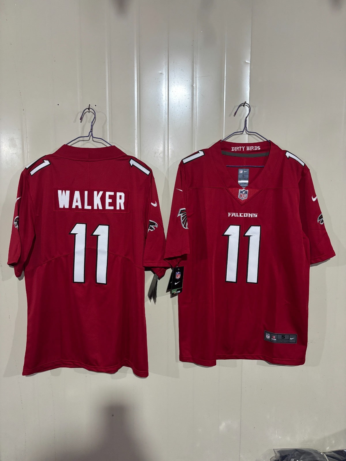 ATLANTA FALCONS JALON WALKER RED JERSEY