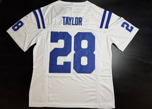 INDIANAPOLIS COLTS JOHNATHAN TAYLOR WHITE JERSEY