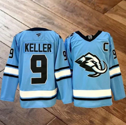 UTAH MAMMOTH CLAYTON KELLER BLUE JERSEY