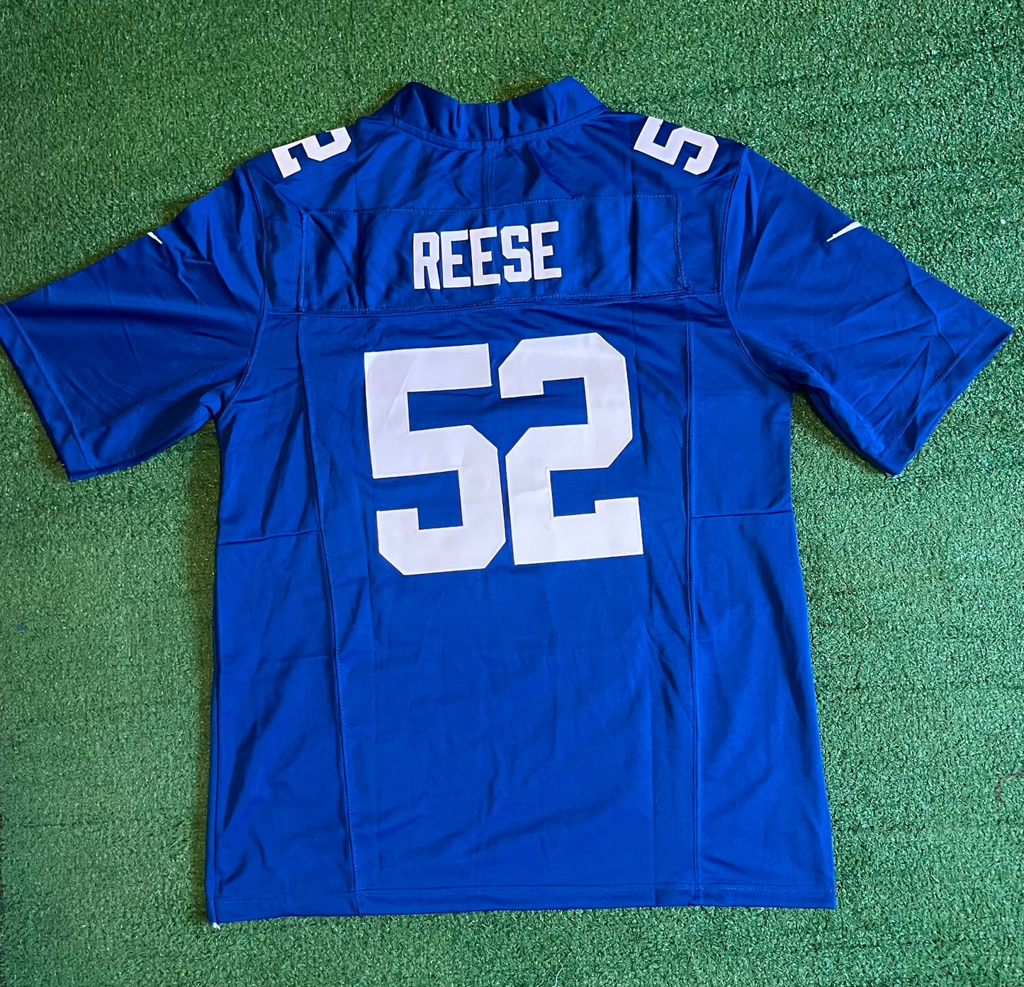 New York Giants Arvell Reese Blue Jersey