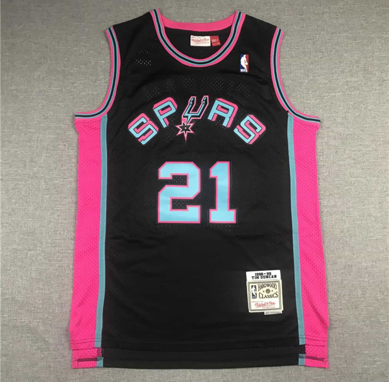 Tim Duncan San Antonio Spurs Basketball Jersey