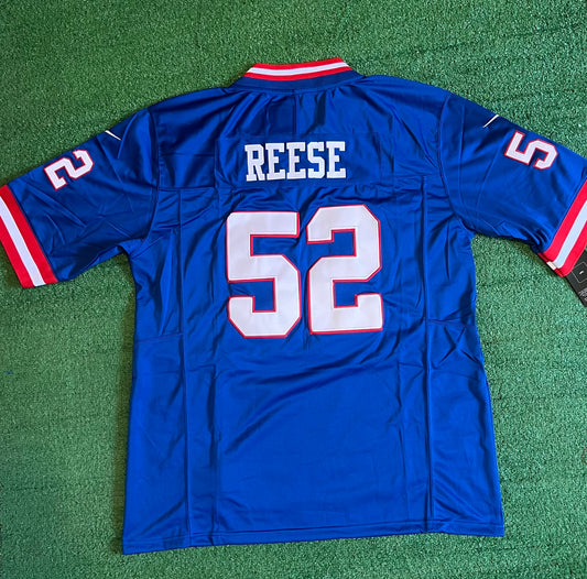 New York Giants Arvell Reese Throwback Blue Jersey