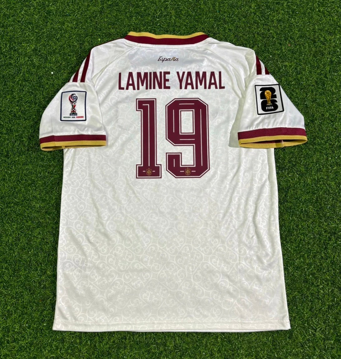 2026 World Cup Lamine Yamal Team Spain White Jersey