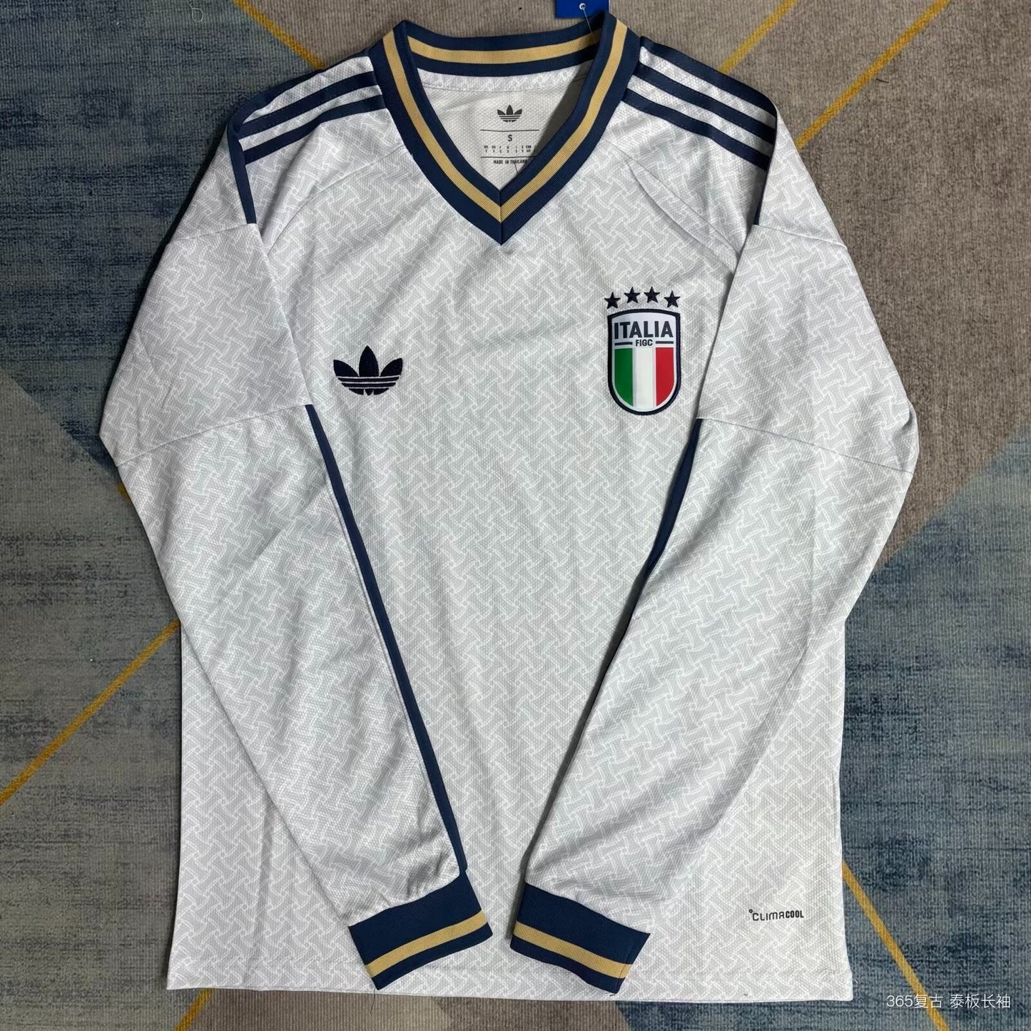 2026 World Cup Team Italy White Long Sleeve Jersey
