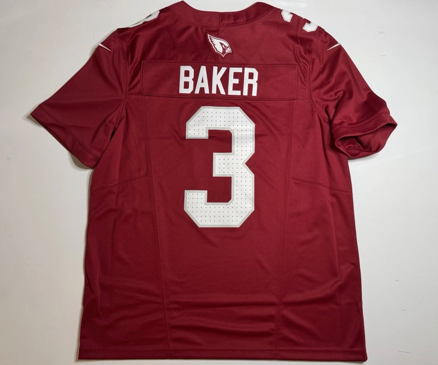 ARIZONA CARDINALS BUDDA BAKER RED JERSEY