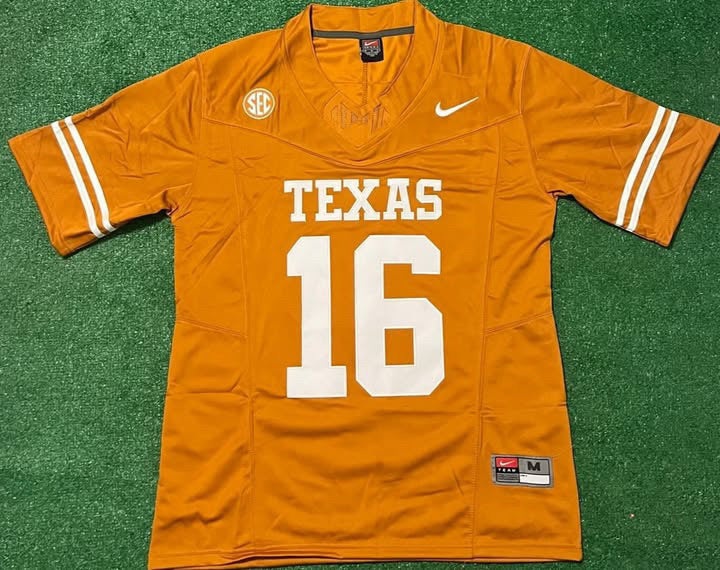 Texas Longhorns Arch Manning Orange jersey ￼
