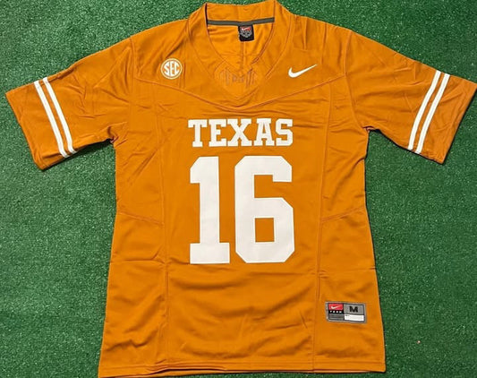 Texas Longhorns Arch Manning Orange jersey ￼