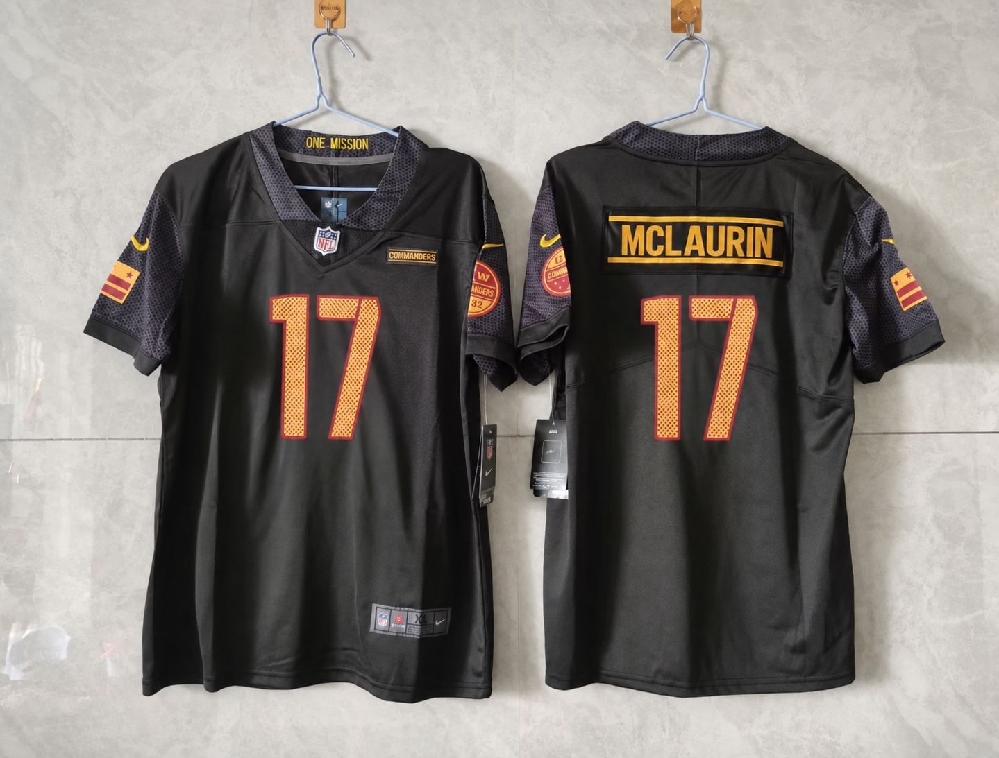 Washington commanders Terry McLaurin black jersey ￼￼