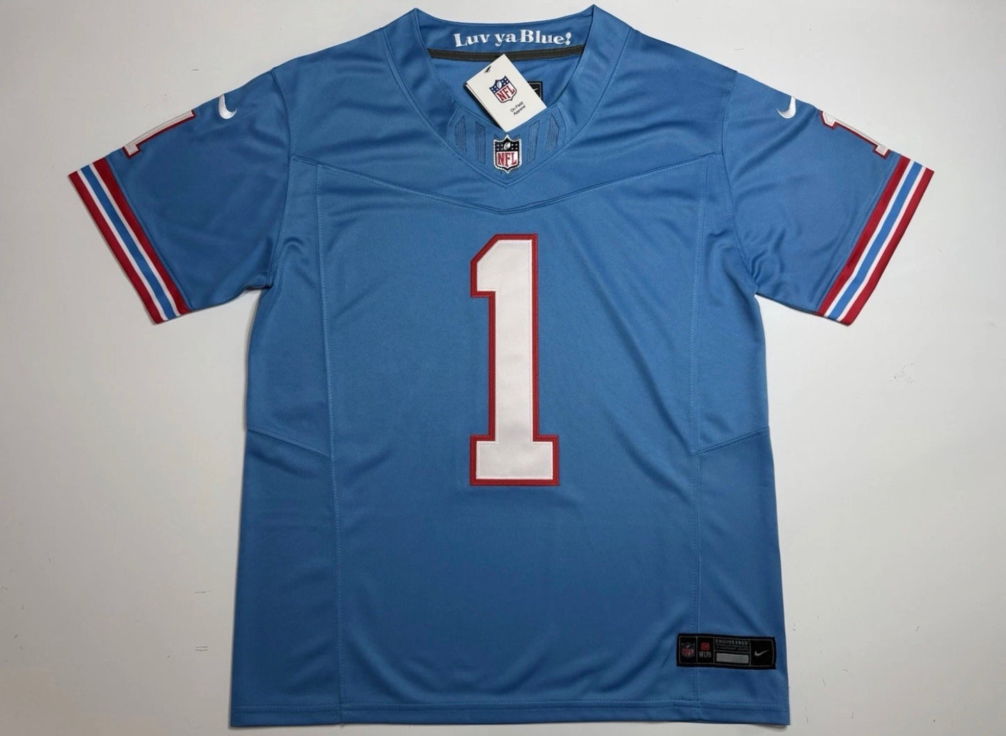 Tennessee Titans Cam Ward Blue Jersey