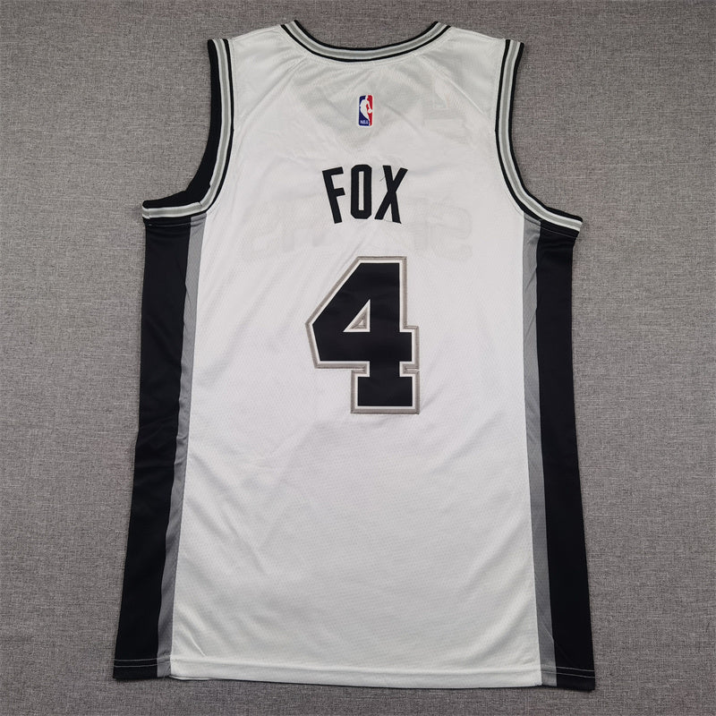 De’Aaron Fox San Antonio Basketball Jersey