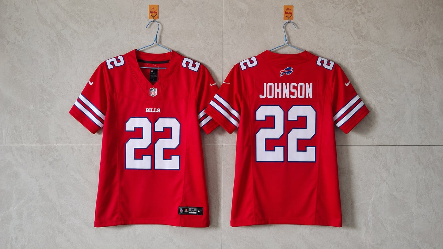 BUFFALO BILLS CJ GARDNER JOHNSON RED JERSEY