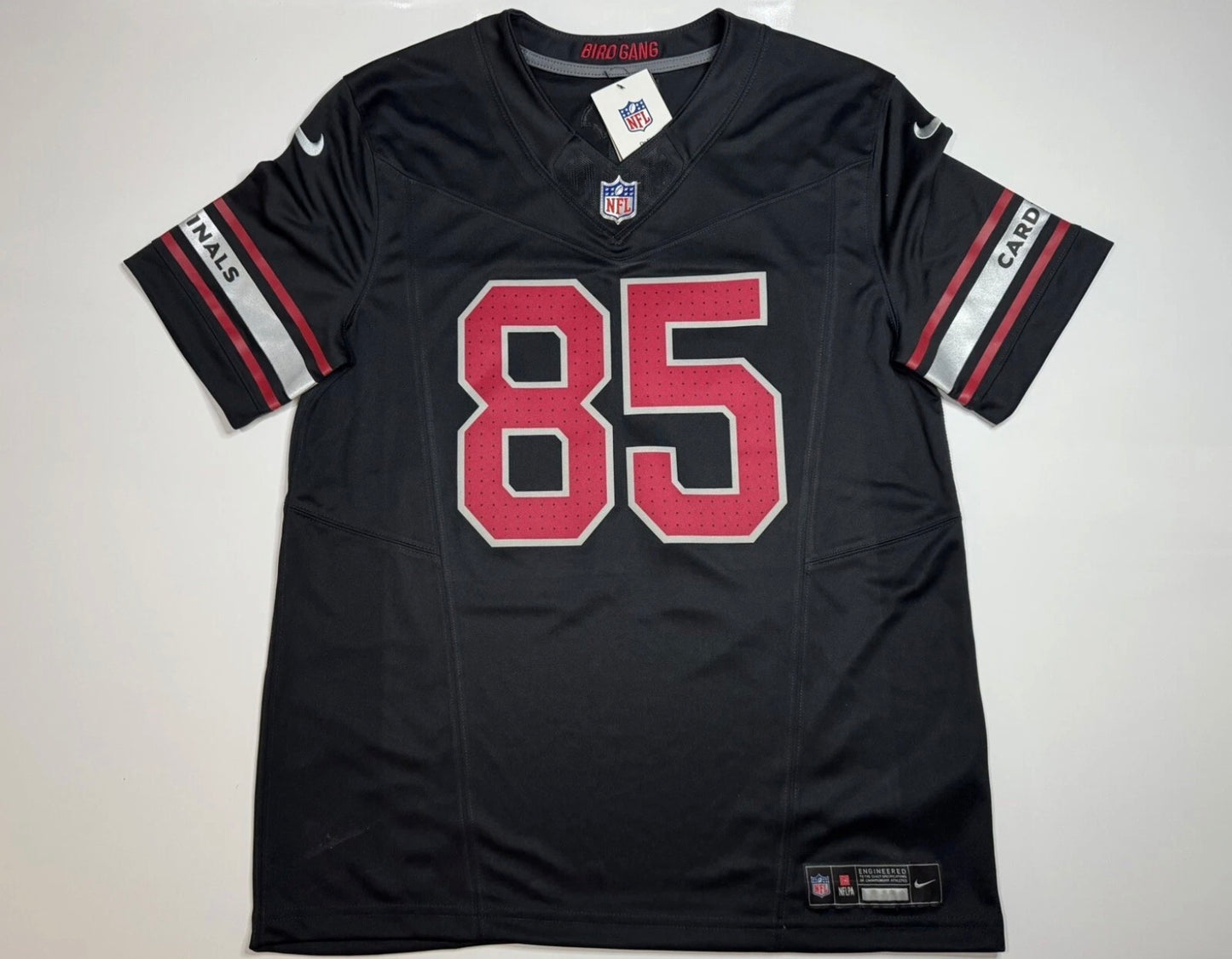 ARIZONA CARDINALS TREY MCBRIDE JR BLACK JERSEY
