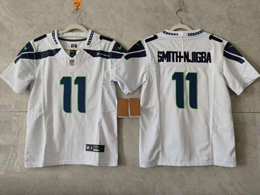 Seattle Seahawks JSN White Jersey