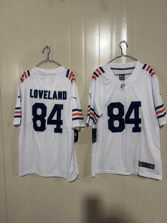 Chicago Bears Coleton Loveland white jersey