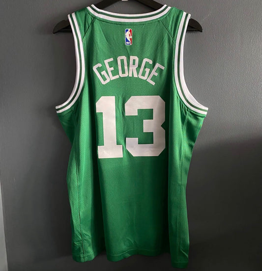 BOSTON CELTICS PAUL GEORGE GREEN JERSEY