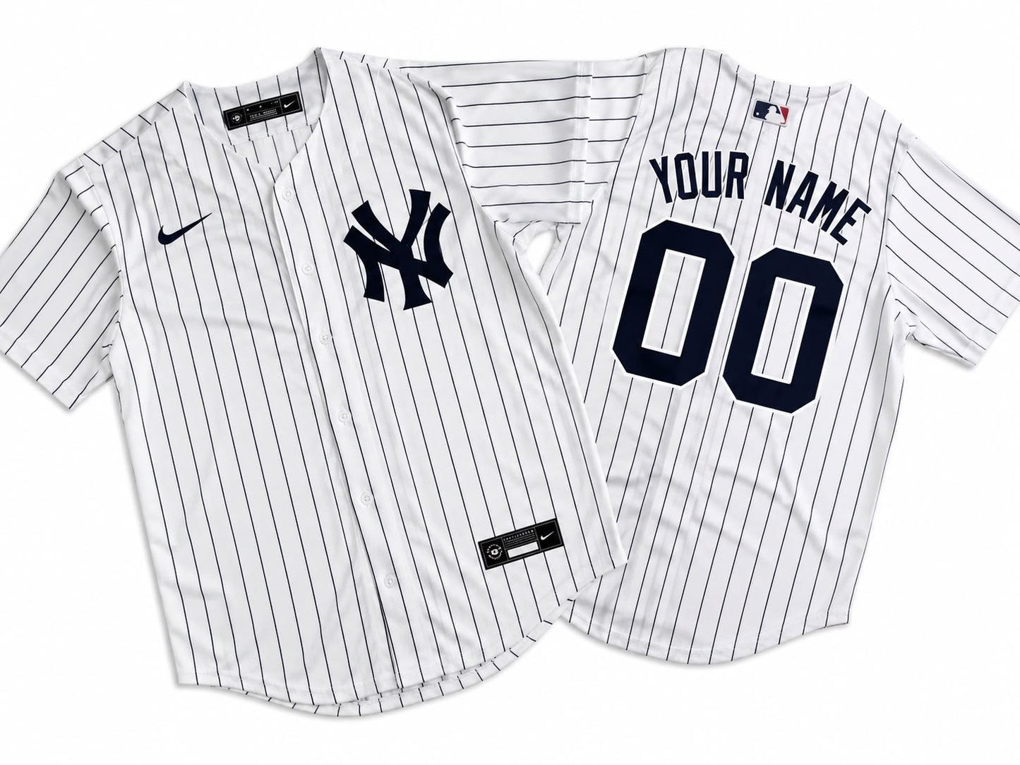NEW YORK YANKEES CUSTOM WHITE JERSEY
