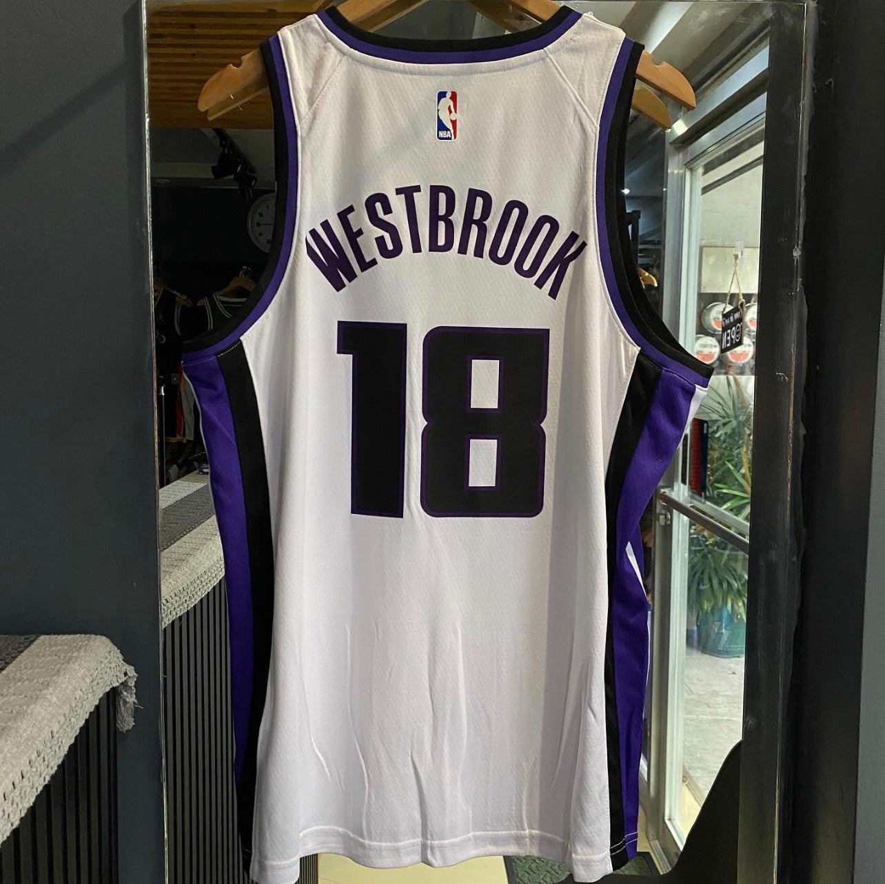 SACRAMENTO KINGS RUSSELL WESTBROOK WHITE JERSEY