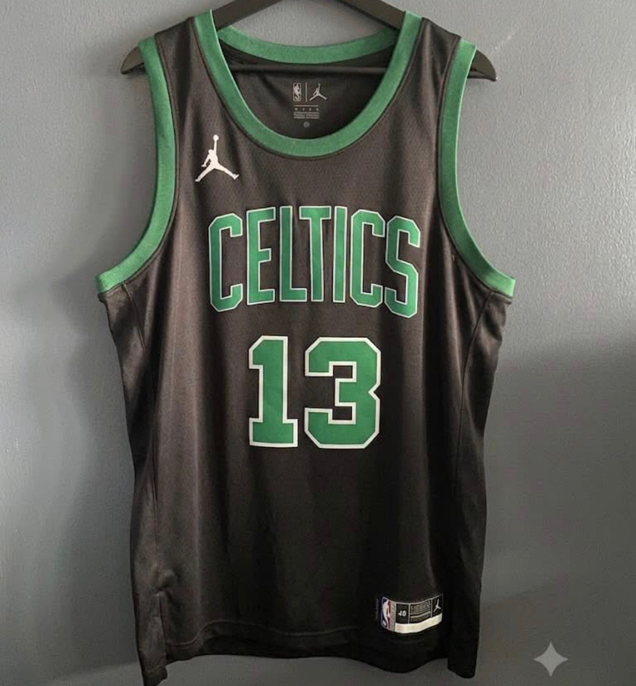 BOSTON CELTICS PAUL GEORGE BLACK JERSEY