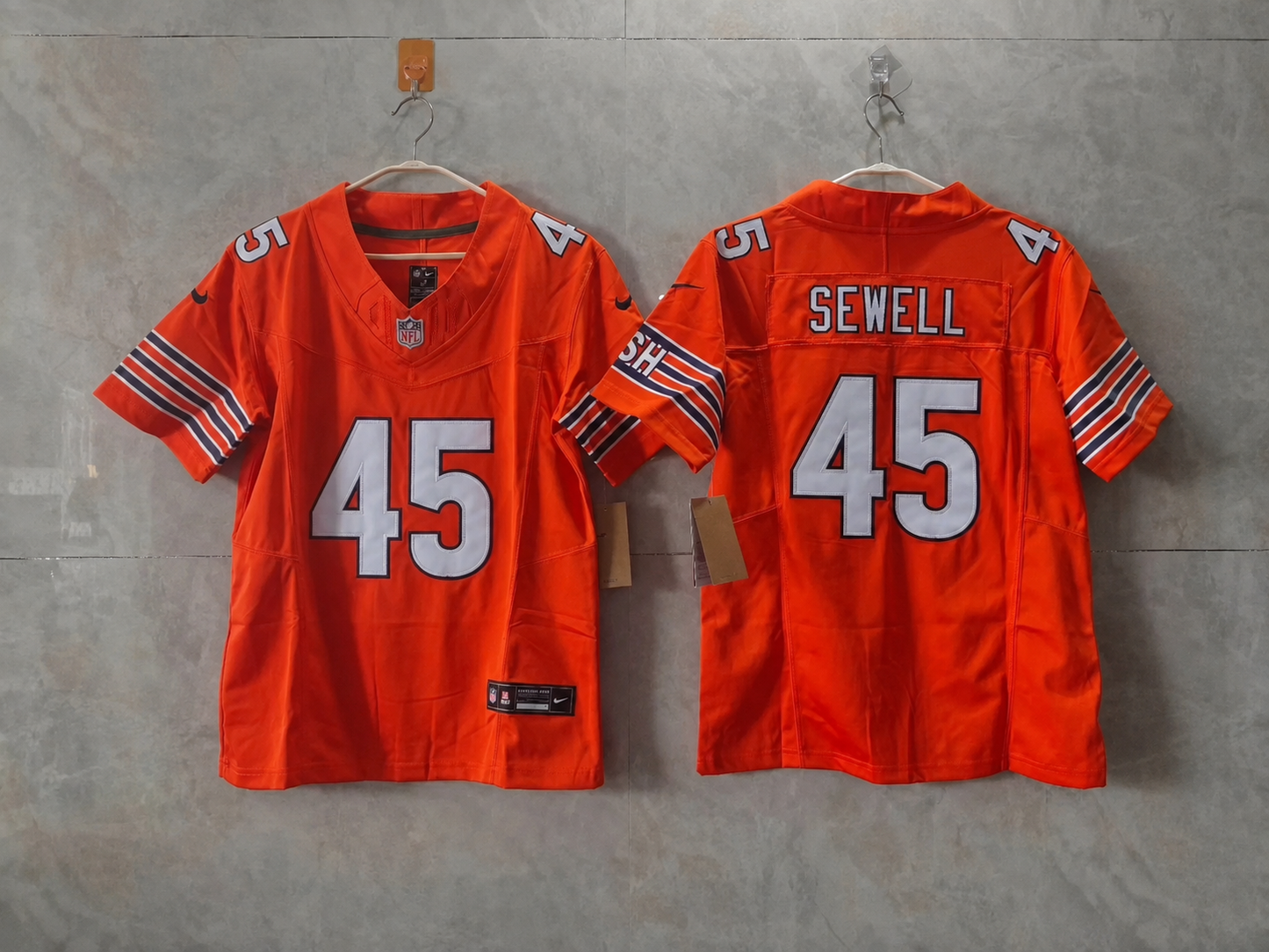 CHICAGO BEARS NEPHI SEWELL ORANGE JERSEY