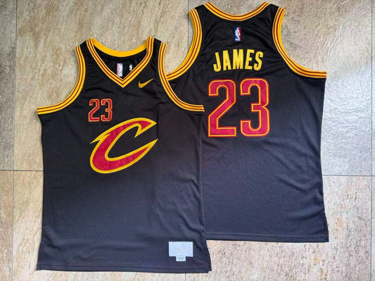 CLEVELAND CAVALIERS LEBRON JAMES BLACK JERSEY