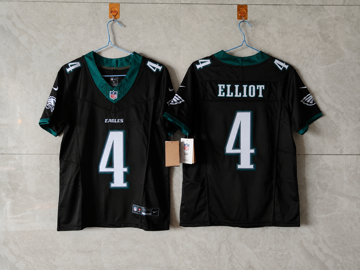PHILADELPHIA EAGLES JAKE ELLIOT BLACK JERSEY