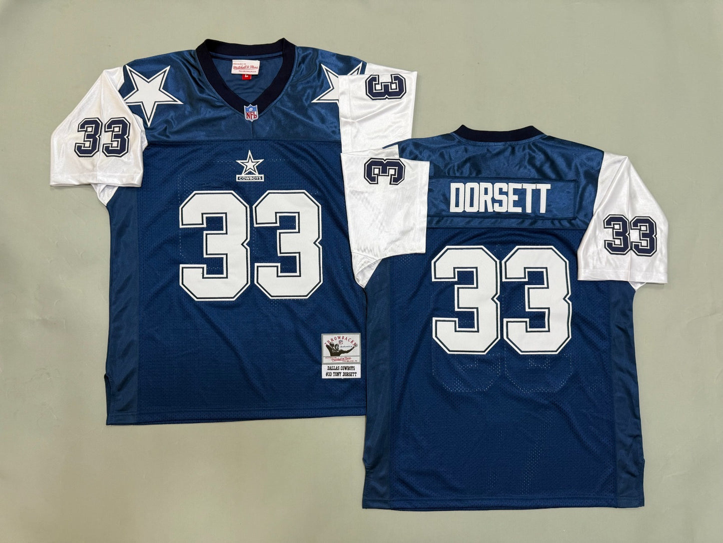 DALLAS COWBOYS TONY DORSETT BLUE VINTAGE JERSEY